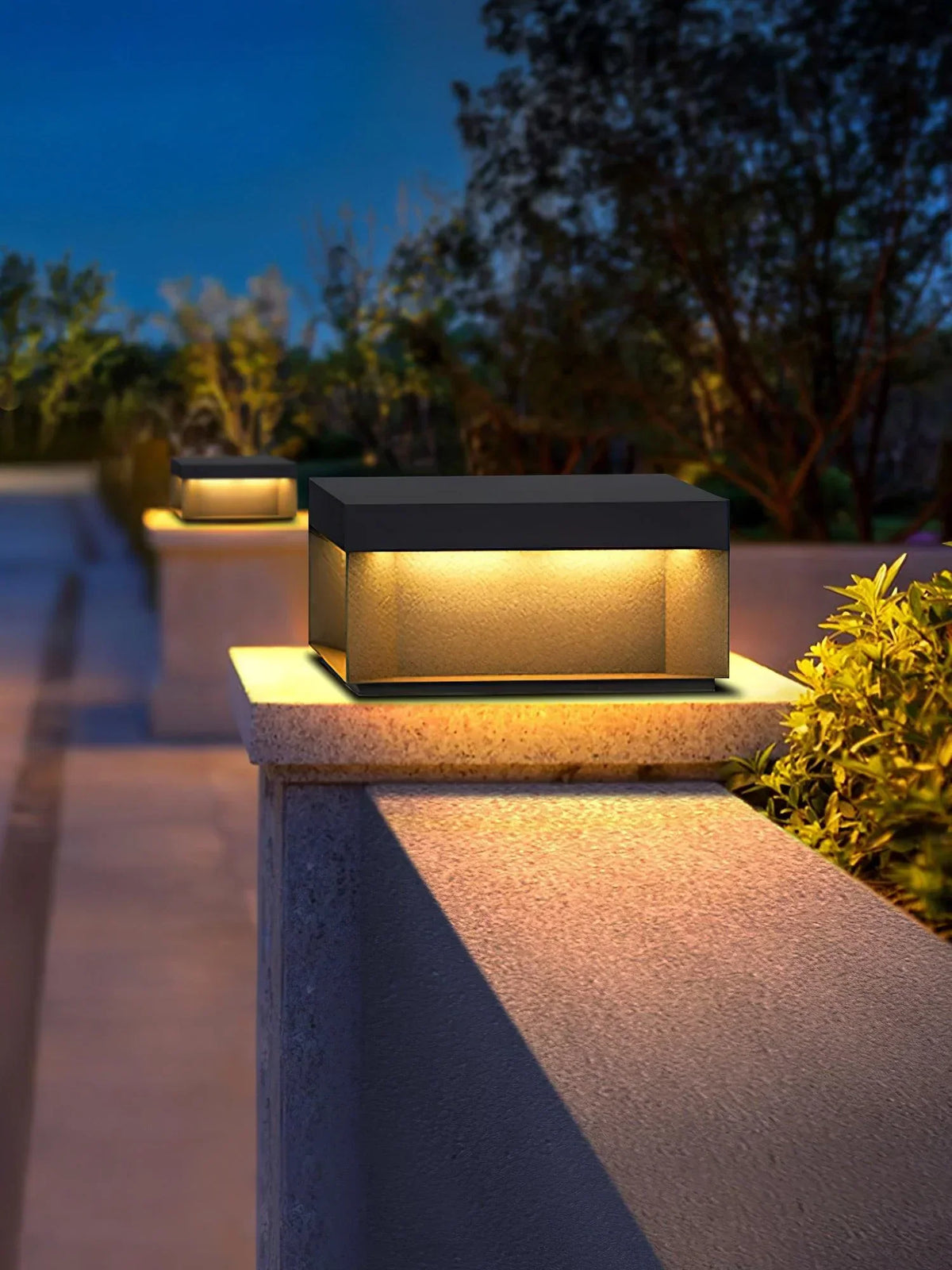Modern Black Square Box Outdoor Acrylic Light – Acrylic detail 28