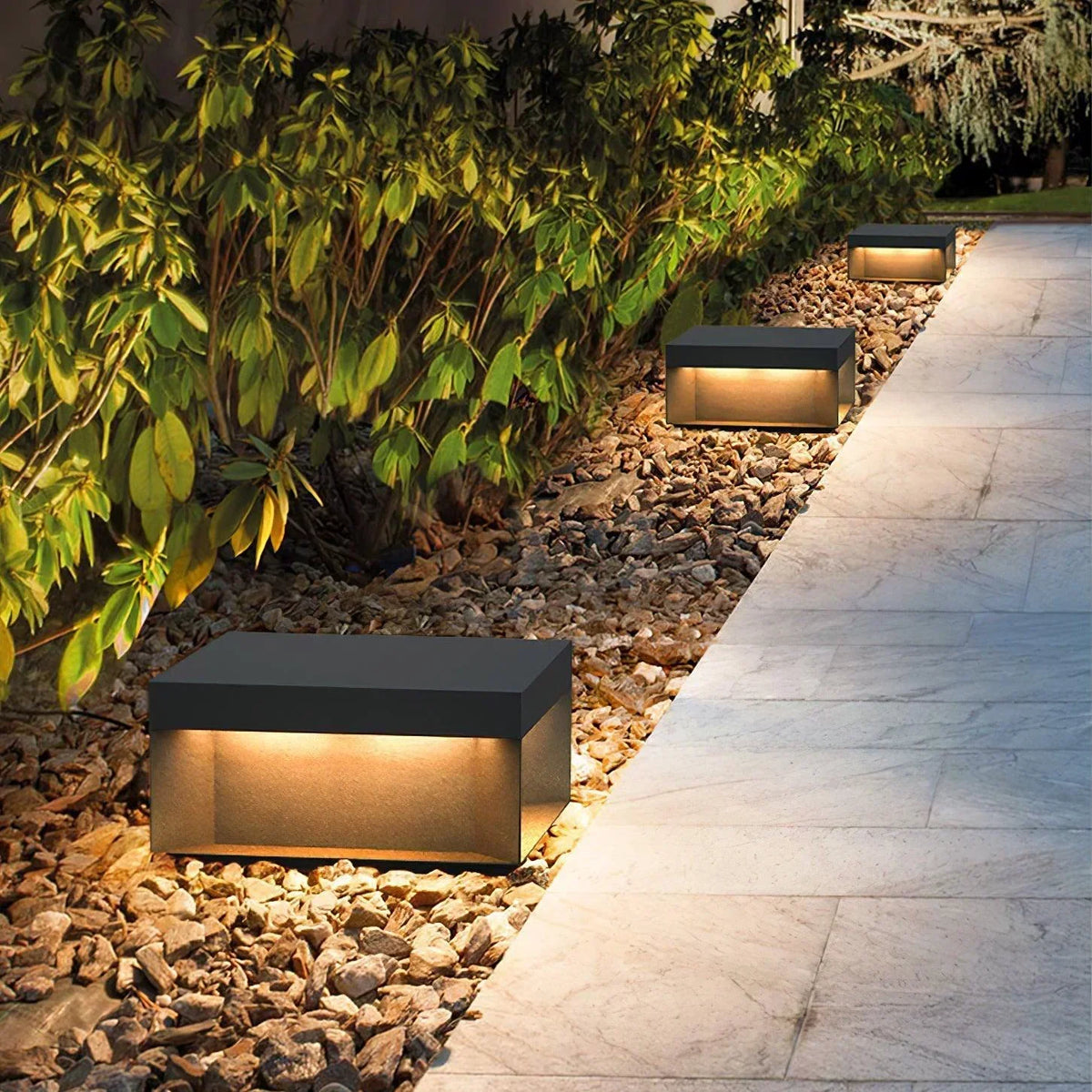 Modern Black Square Box Outdoor Acrylic Light – Acrylic detail 31