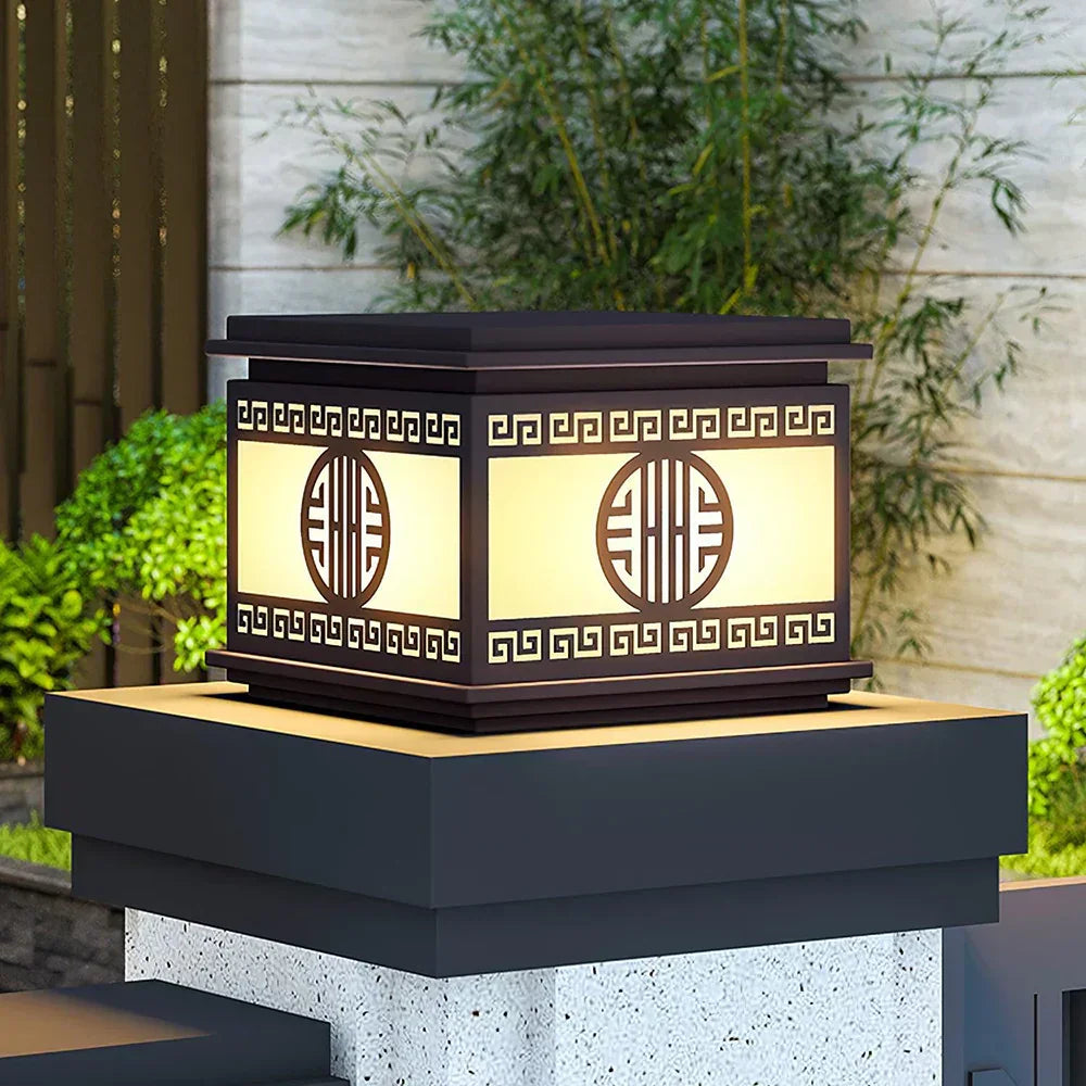 Modern Burano Outdoor Garden Acrylic Light – Acrylic detail 2