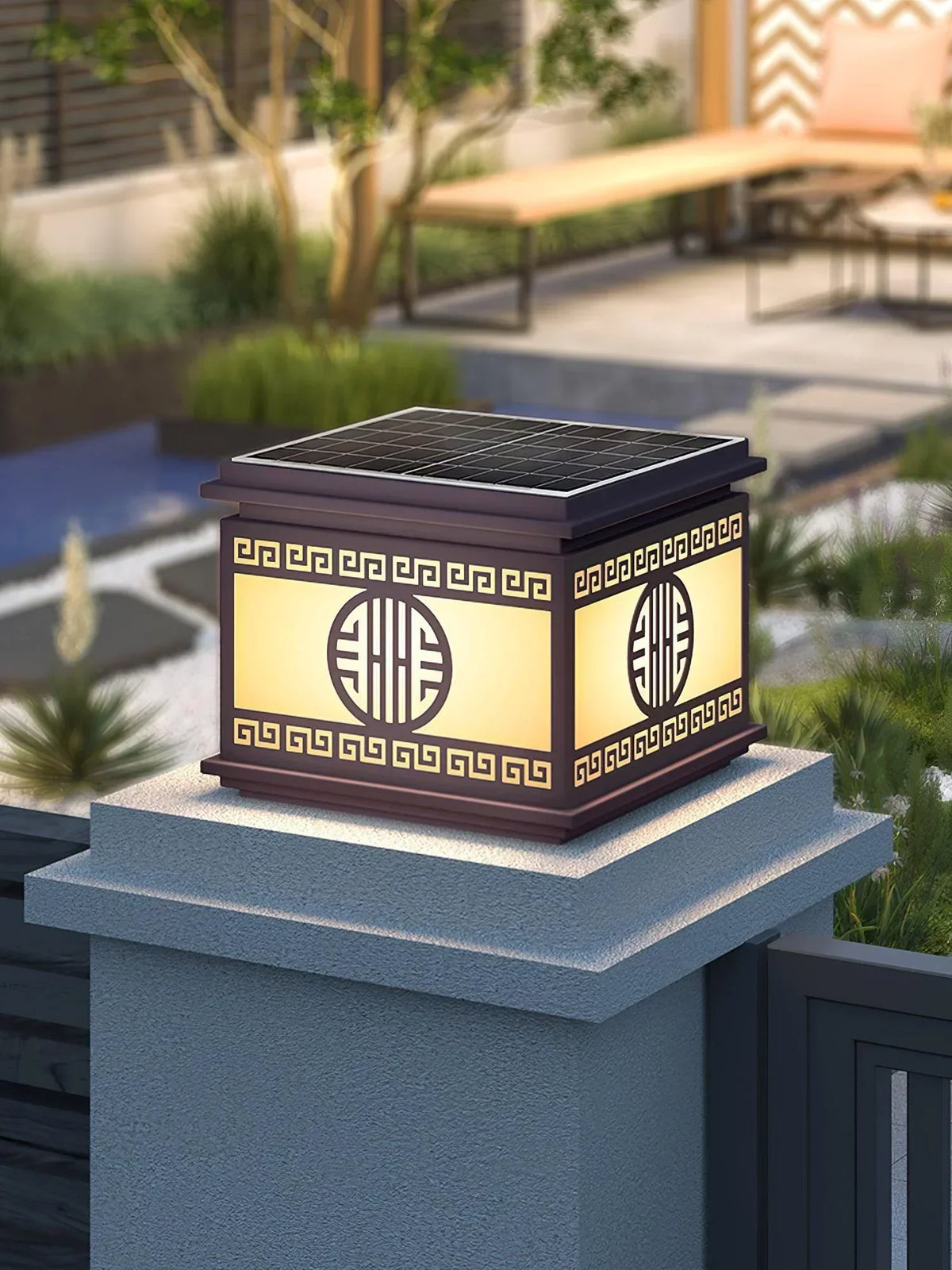 Modern Burano Outdoor Garden Acrylic Light – Acrylic detail 9
