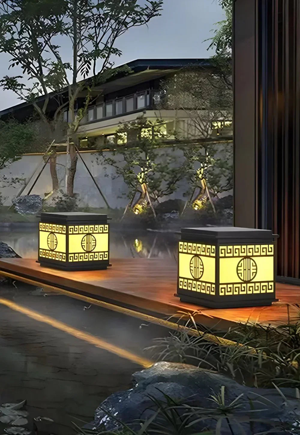 Modern Burano Outdoor Garden Acrylic Light – Acrylic detail 10