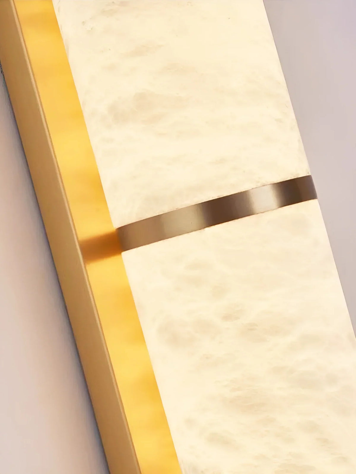 Cylindra Alabaster Brass Wall Light – Alabaster detail 25