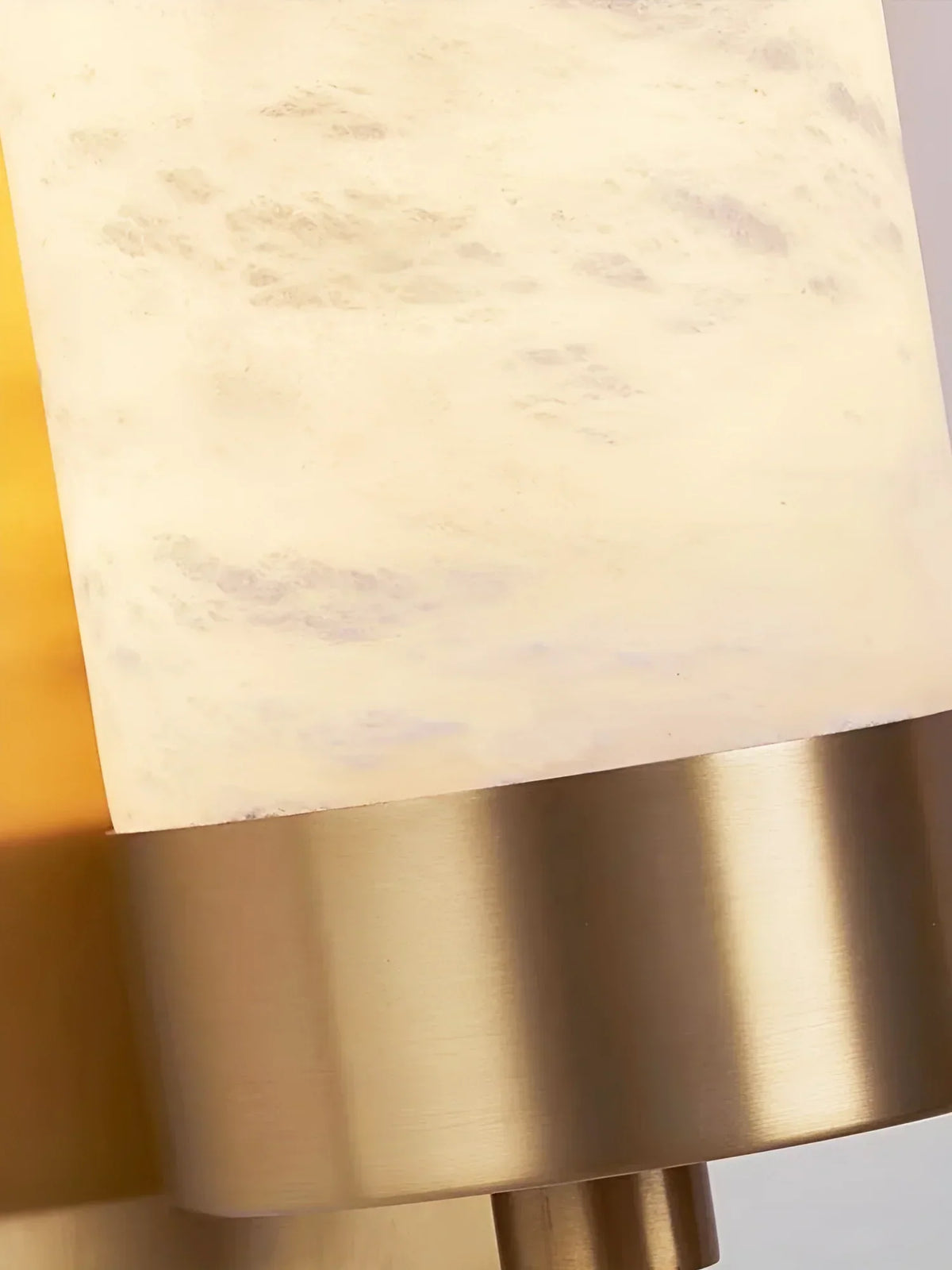 Cylindra Alabaster Brass Wall Light – Alabaster detail 26