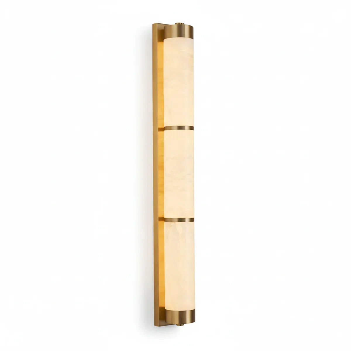 Cylindra Alabaster Brass Wall Light – Alabaster detail 27