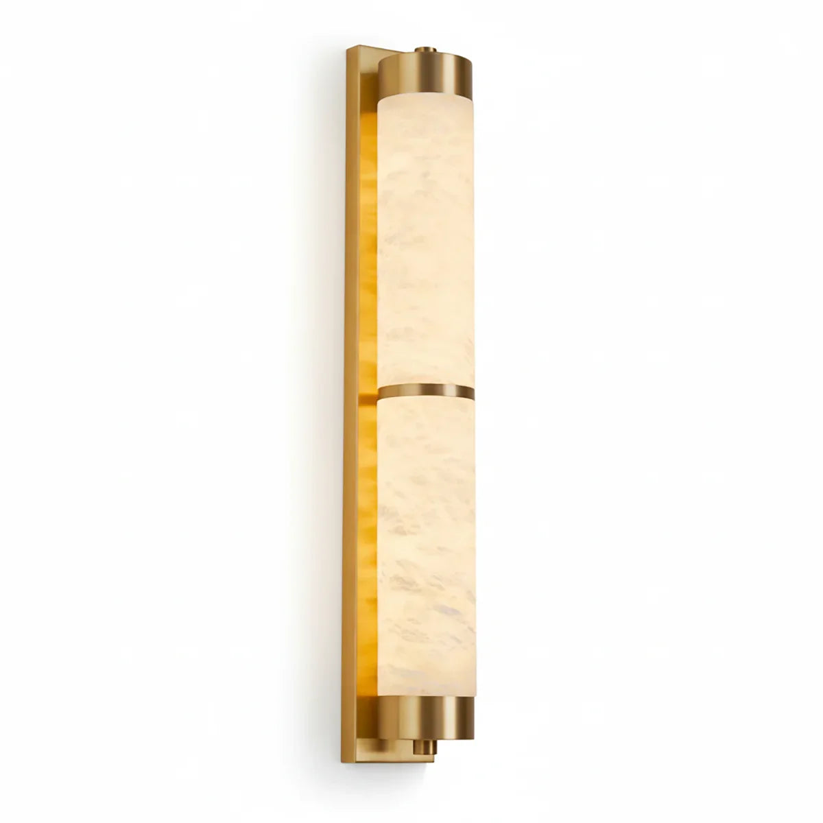 Cylindra Alabaster Brass Wall Light – Alabaster detail 31