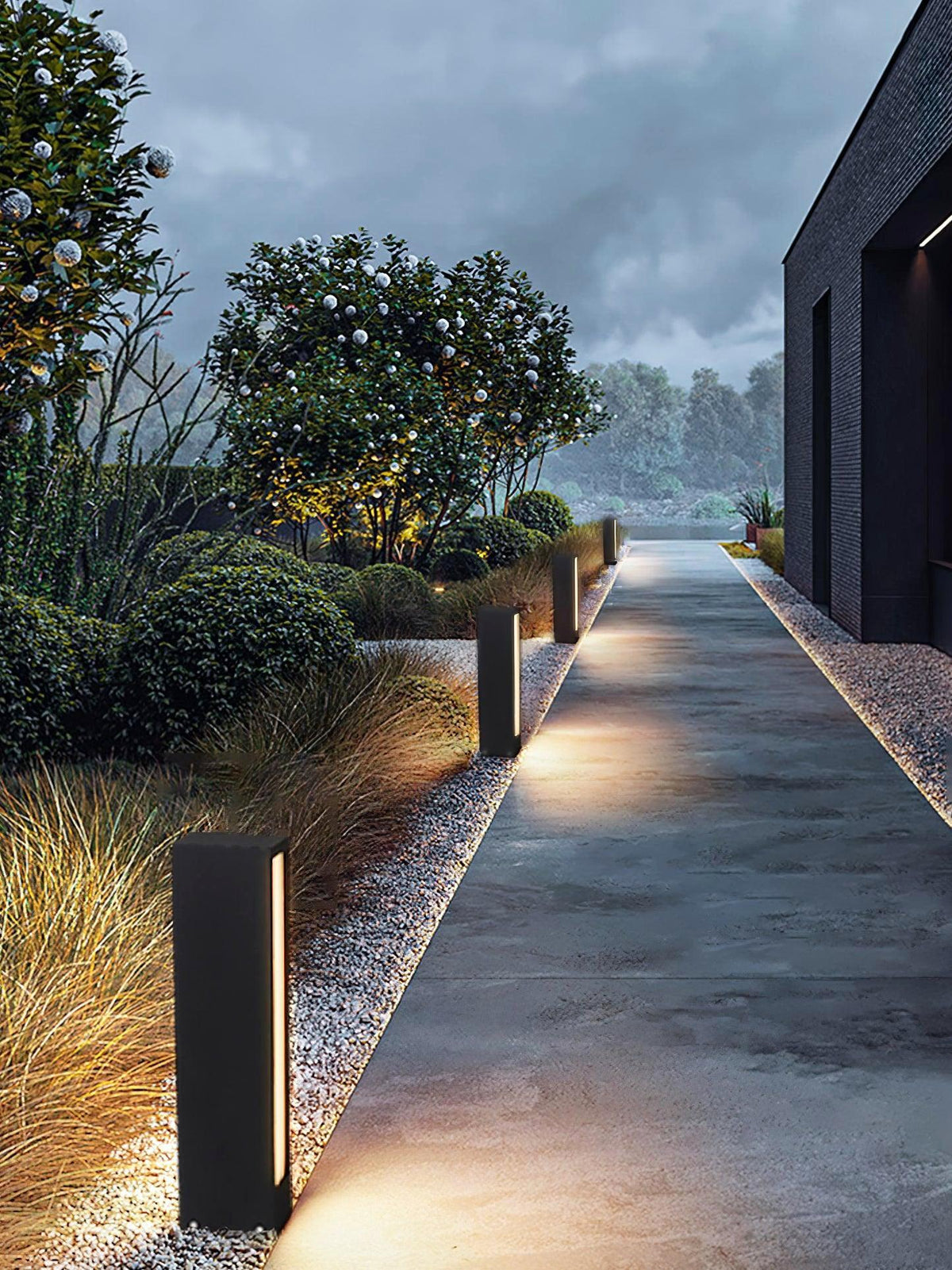 Modern Faro Outdoor Post Lamp – detail 4