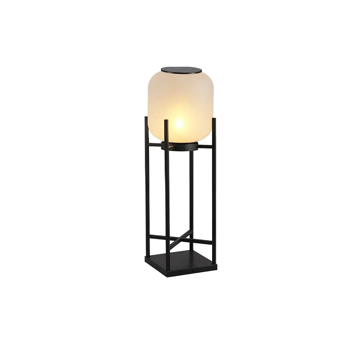 Modern Lantern Outdoor Glass Floor Lamp – Glass detail 13