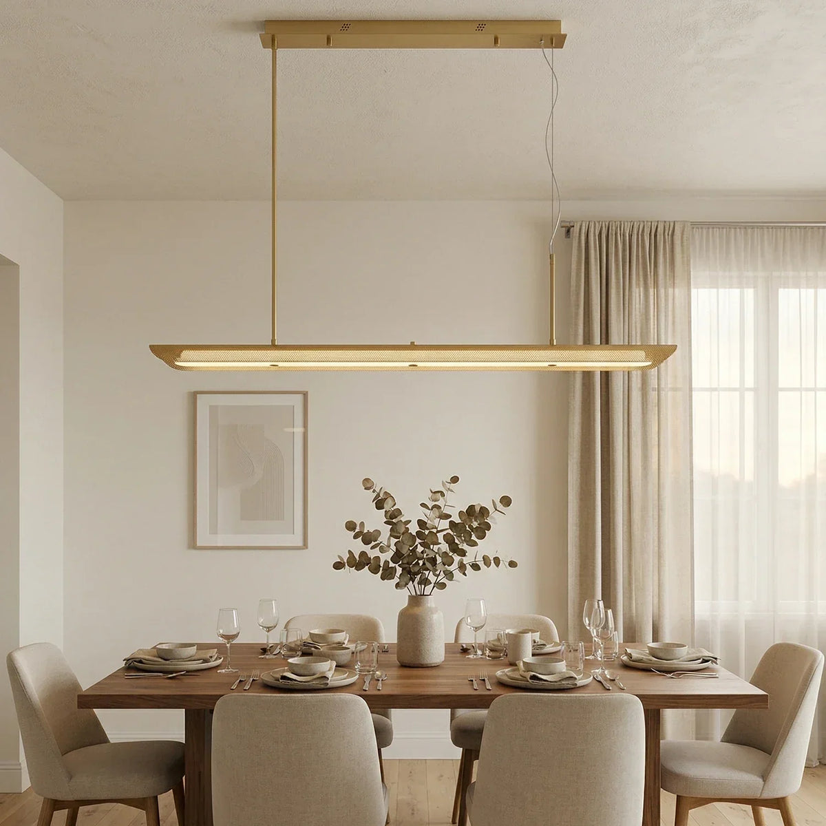 Modern Linear Alabaster Pendant Light – Alabaster detail 2