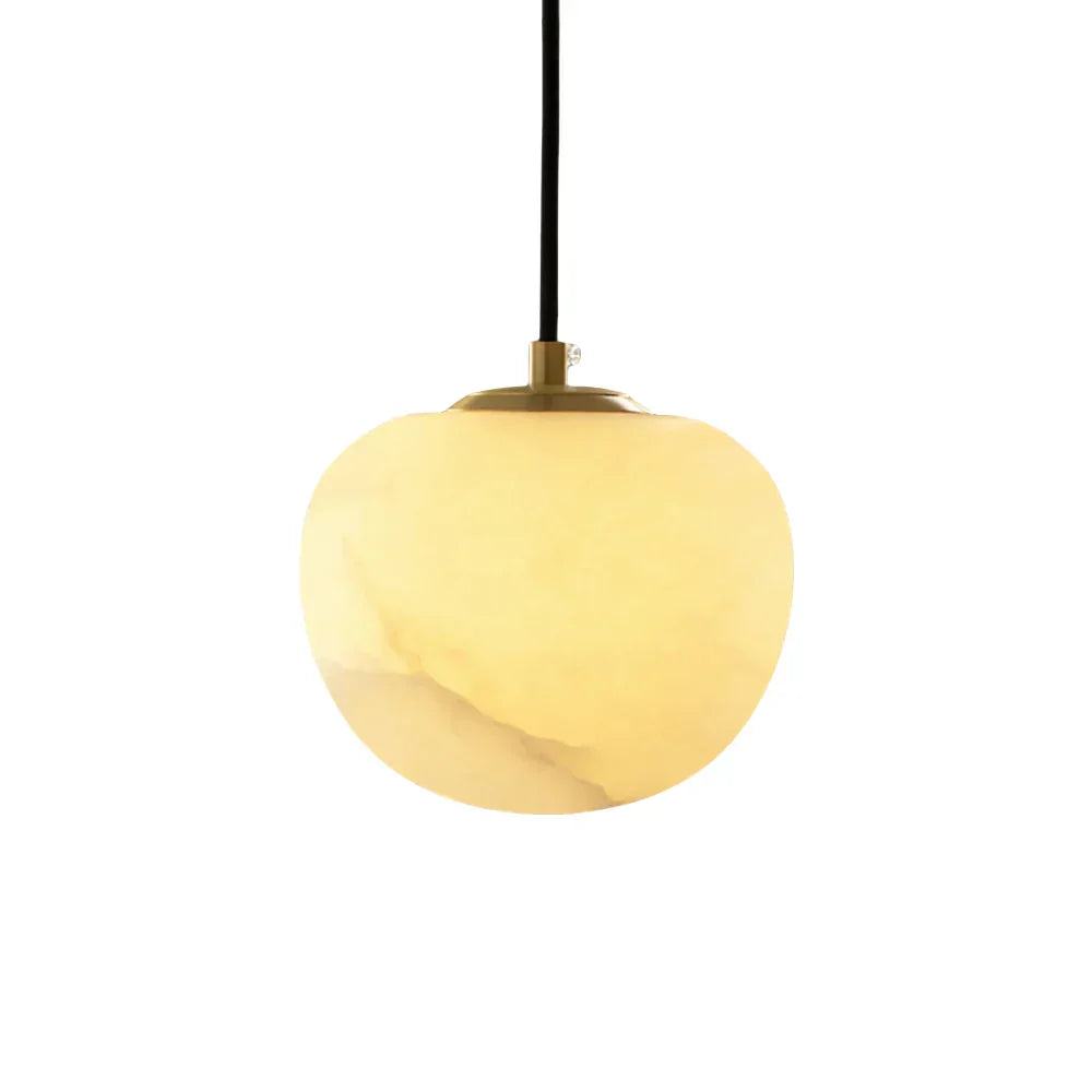 Round Alabaster Pendant Light – Alabaster detail 12