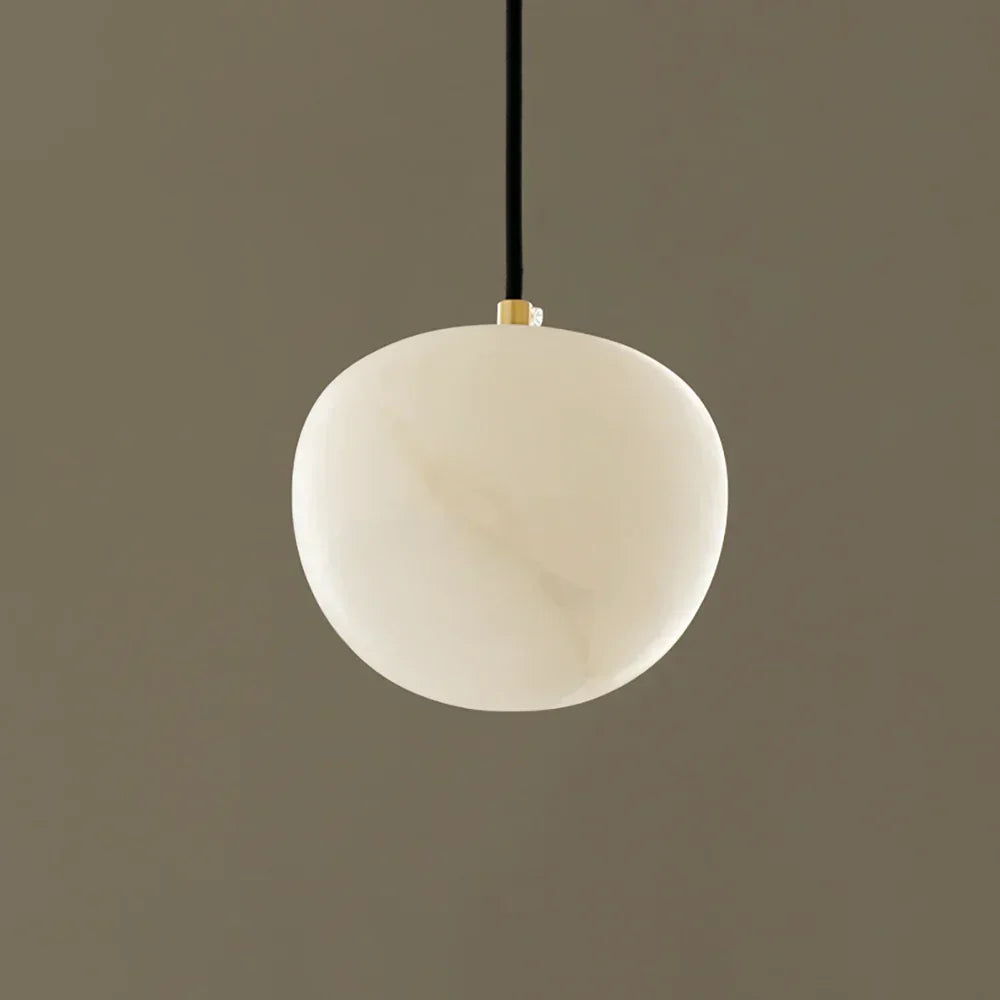 Round Alabaster Pendant Light – Alabaster detail 10