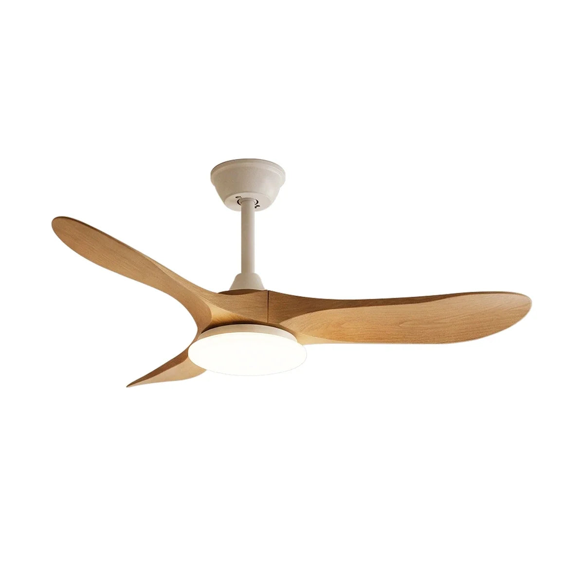 Modern Virelo Tri-Blade Copper Ceiling Fan Light