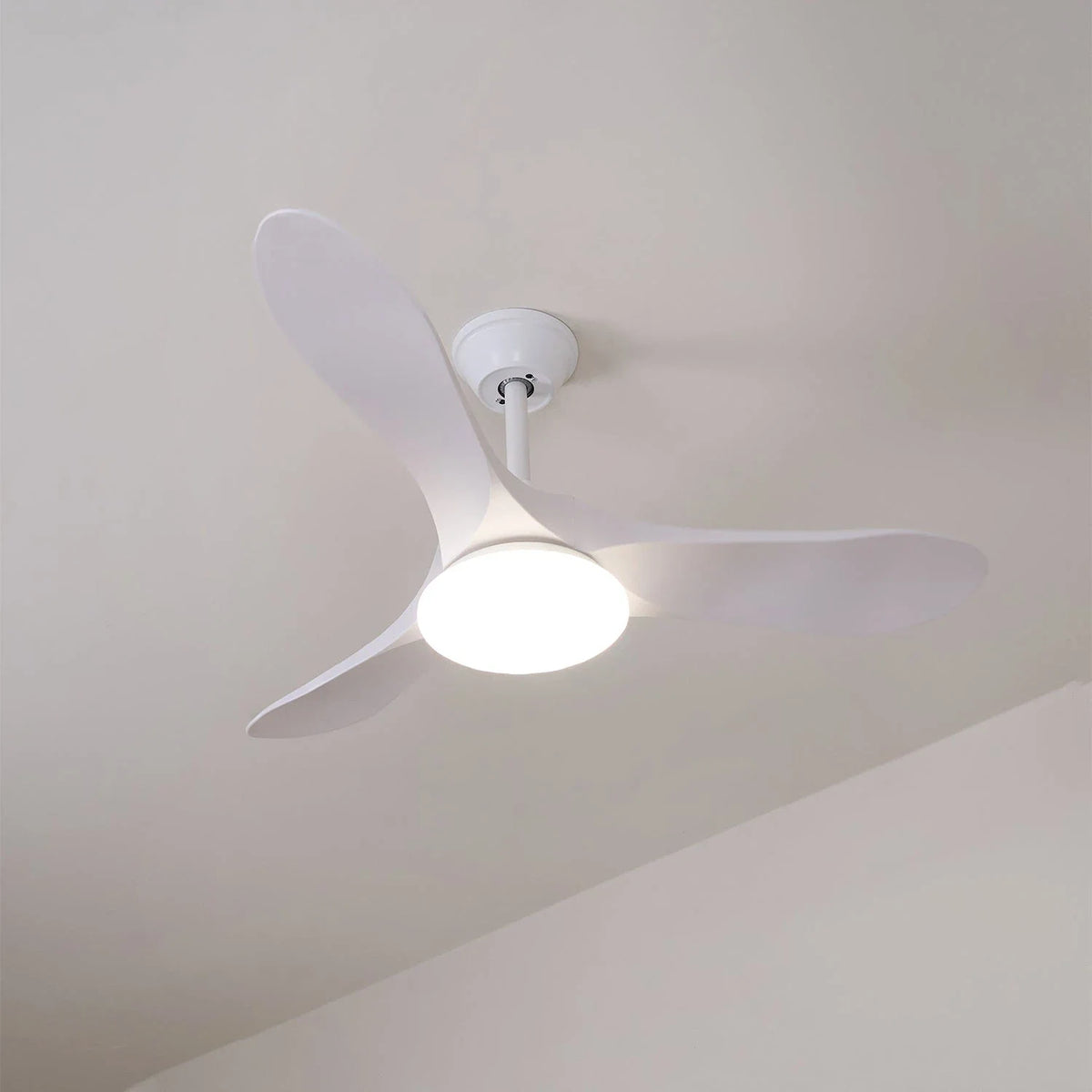 Modern Virelo Tri-Blade Copper Ceiling Fan Light – Copper detail 18