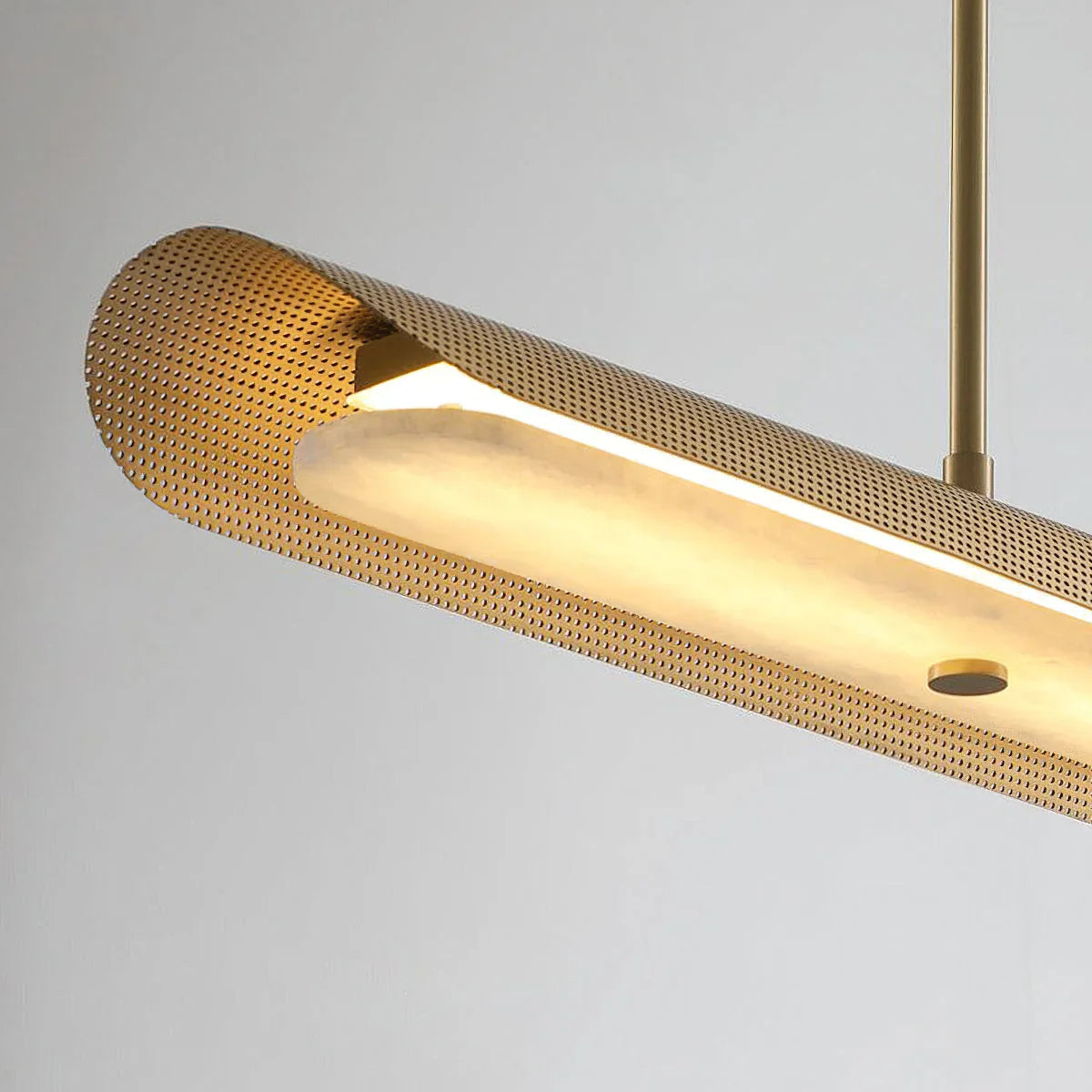 Modern Linear Alabaster Pendant Light – Alabaster detail 15