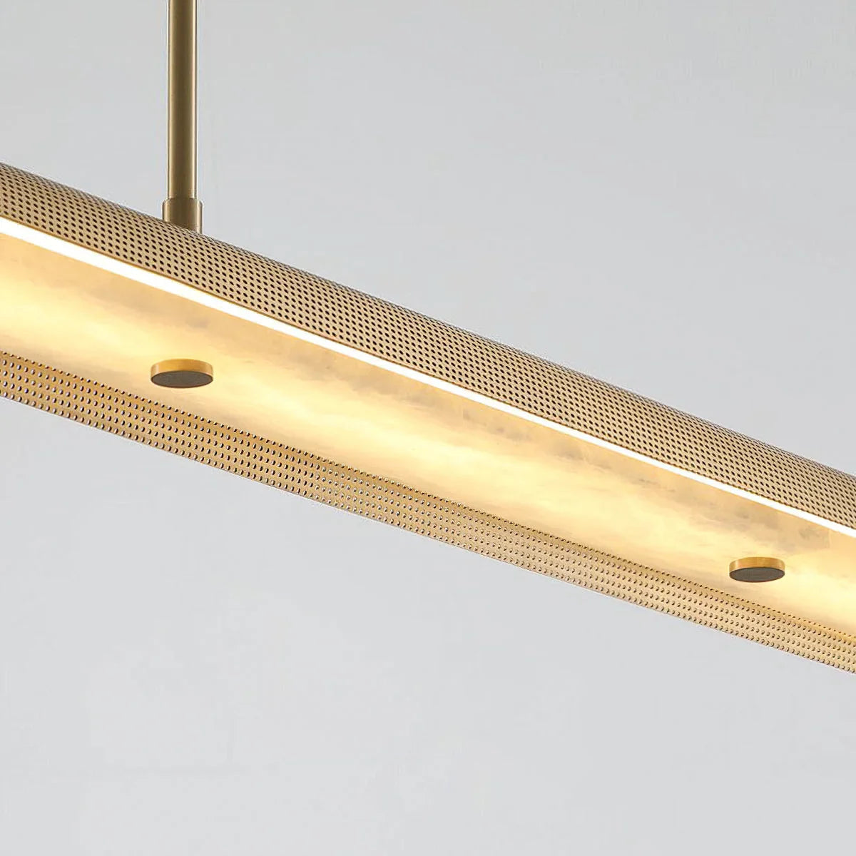 Modern Linear Alabaster Pendant Light – Alabaster detail 16