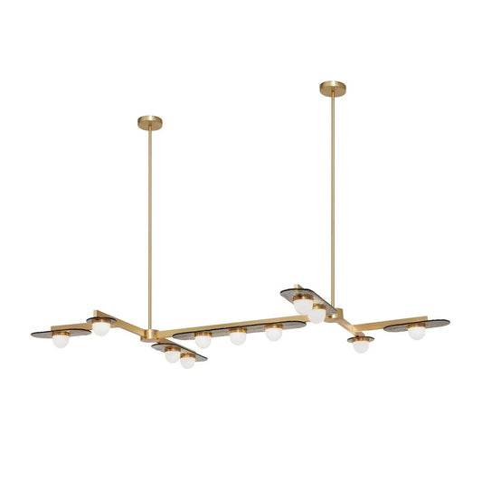 Modulo Horizontal Glass Chandelier