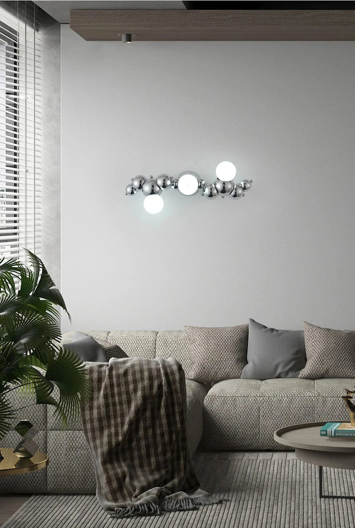 Molecules Glass Pendant Light – Glass detail 4
