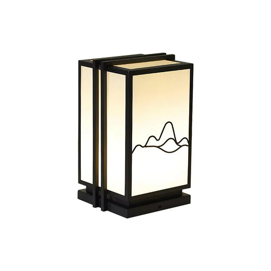 Mountain Acrylic Outdoor Post Steel Light