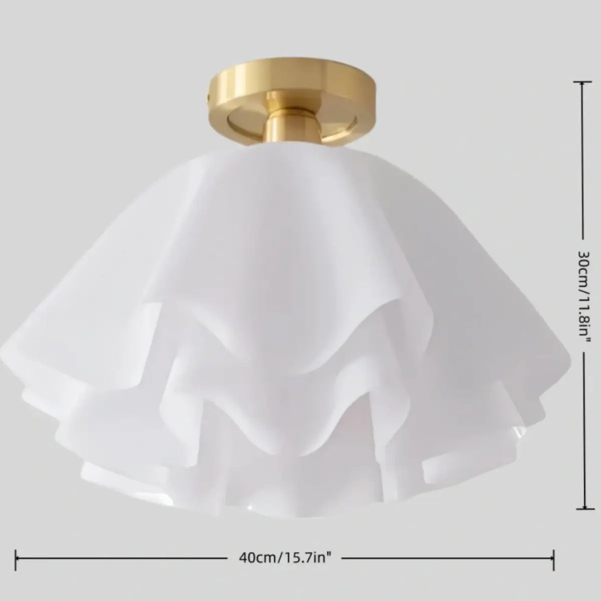 Modern Acrylic Flower Shape Ceiling Light – Acrylic detail 5