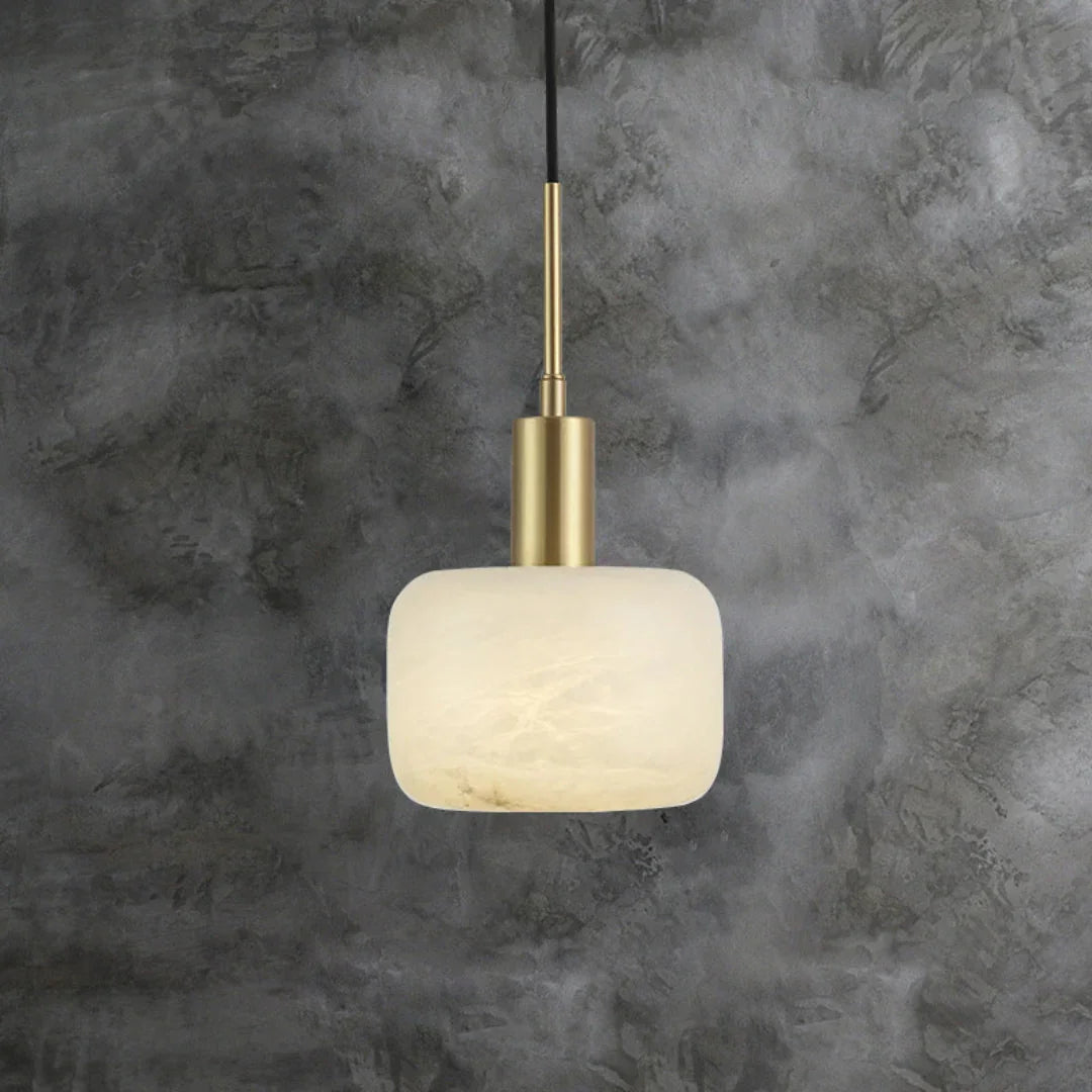 Natural Alabaster Small Pendant Light – Alabaster detail 15