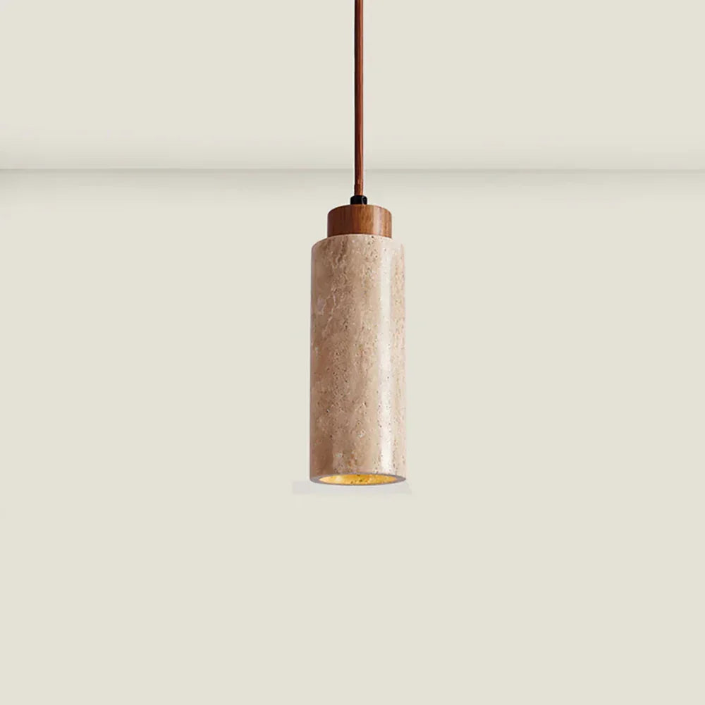 Natural Travertine Pendant Light – Travertine detail 28