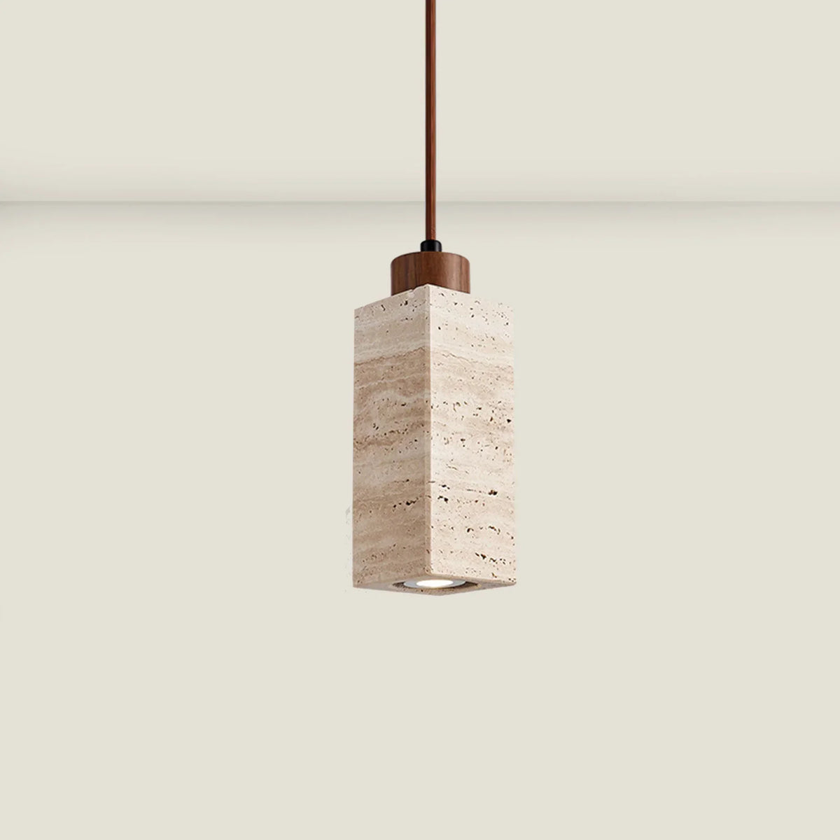 Natural Travertine Pendant Light – Travertine detail 29