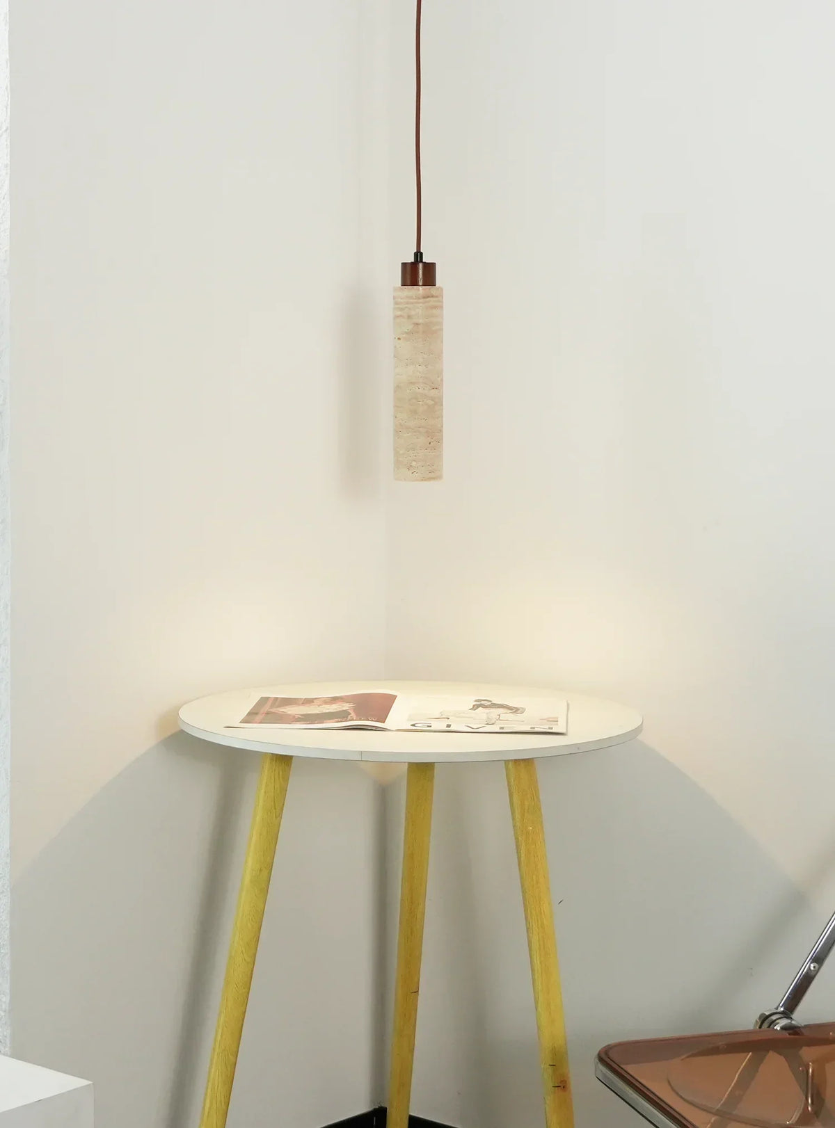 Natural Travertine Pendant Light – Travertine detail 22