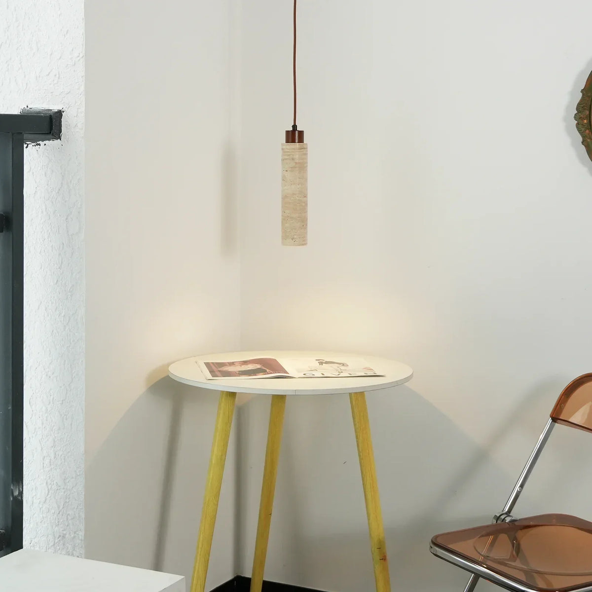 Natural Travertine Pendant Light – Travertine detail 12