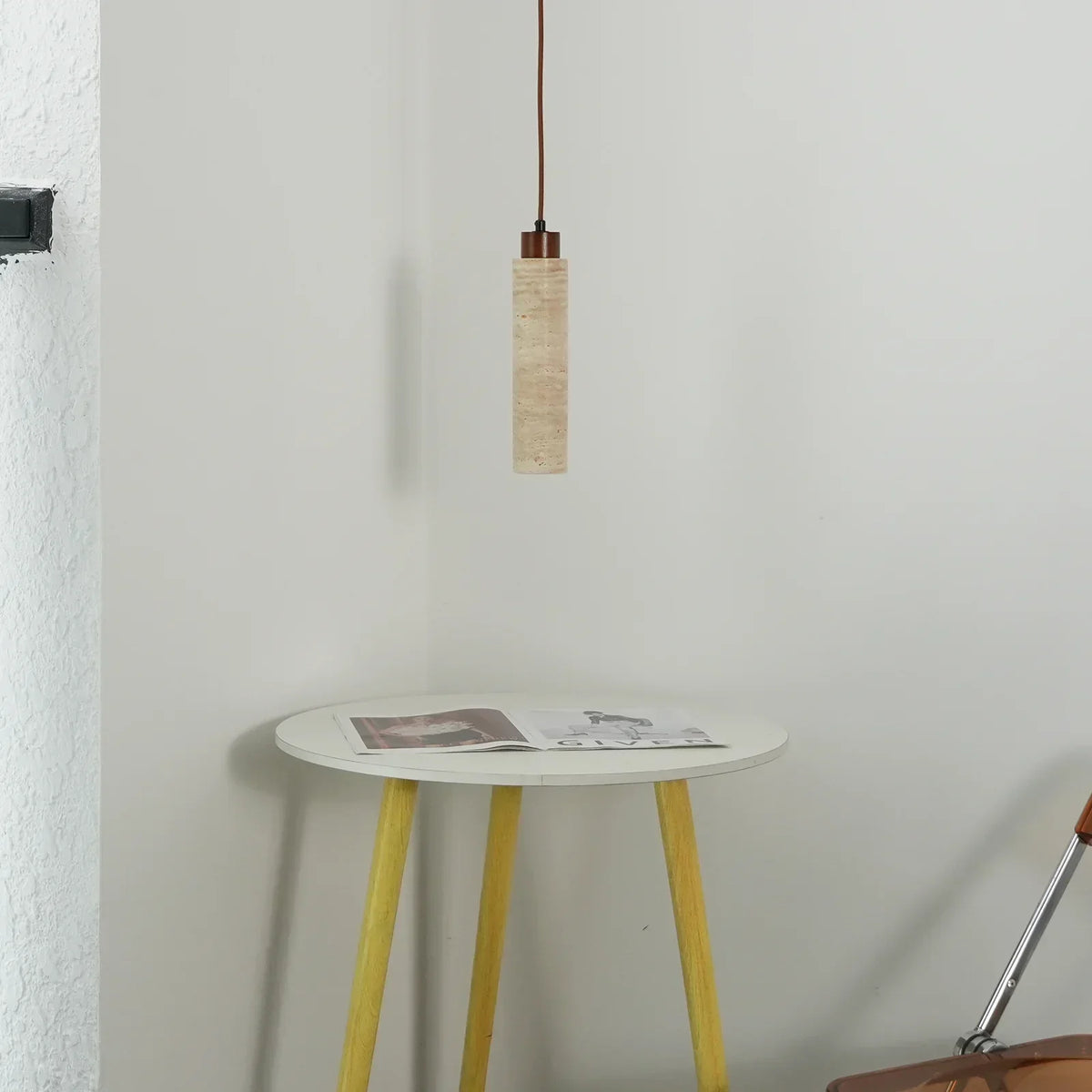 Natural Travertine Pendant Light – Travertine detail 17