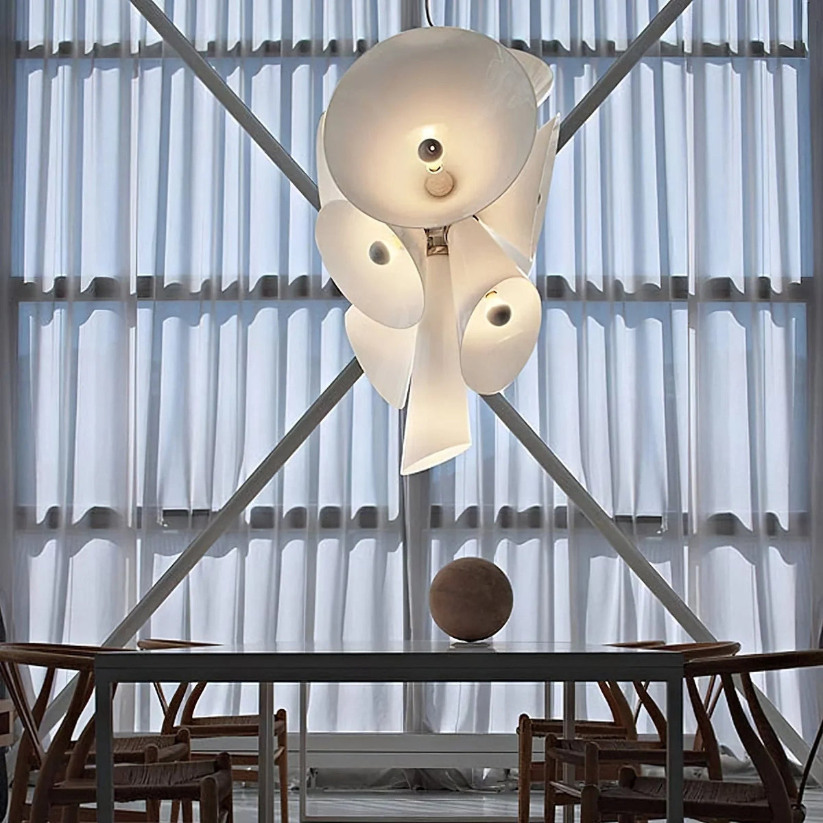 Nebula Glass Pendant Light – Glass detail 2