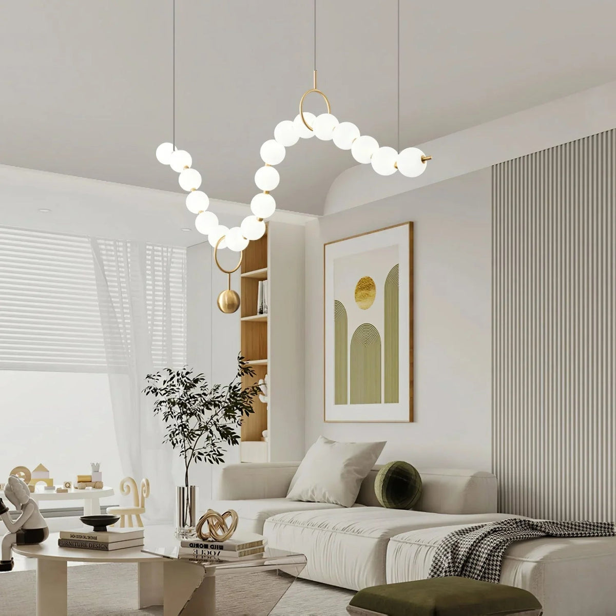 Necklace LED Glass Pendant Lamp – Glass detail 7