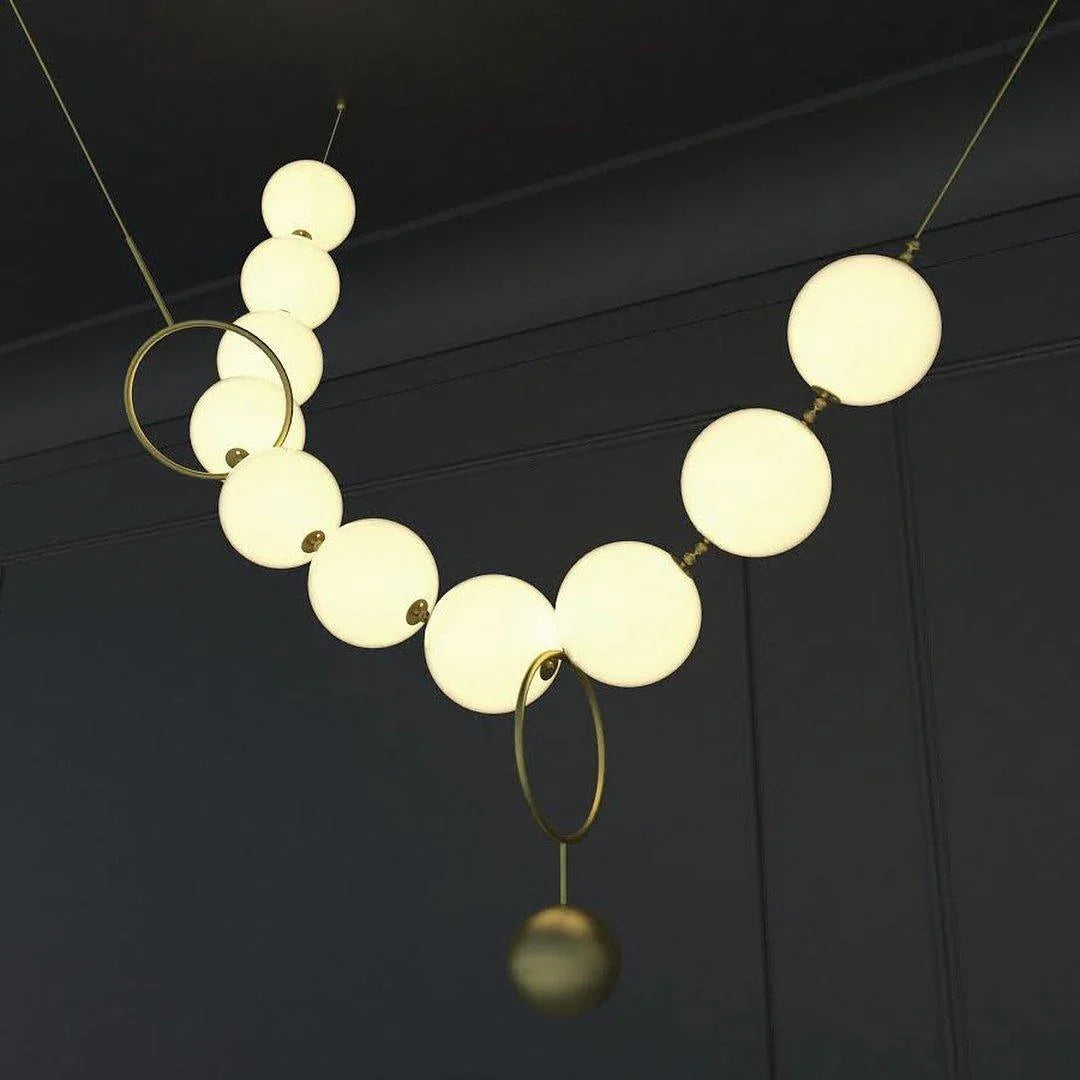 Necklace LED Glass Pendant Lamp – Glass detail 58