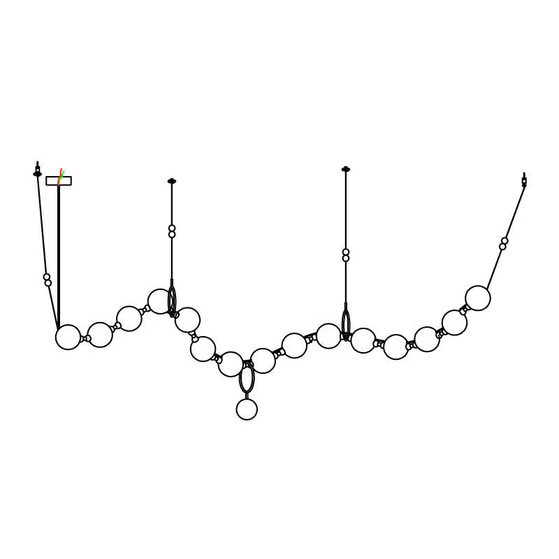 Necklace LED Glass Pendant Lamp – Glass detail 78