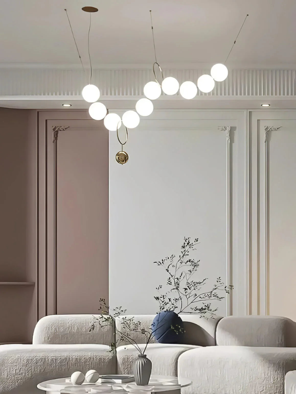 Necklace LED Glass Pendant Lamp – Glass detail 36