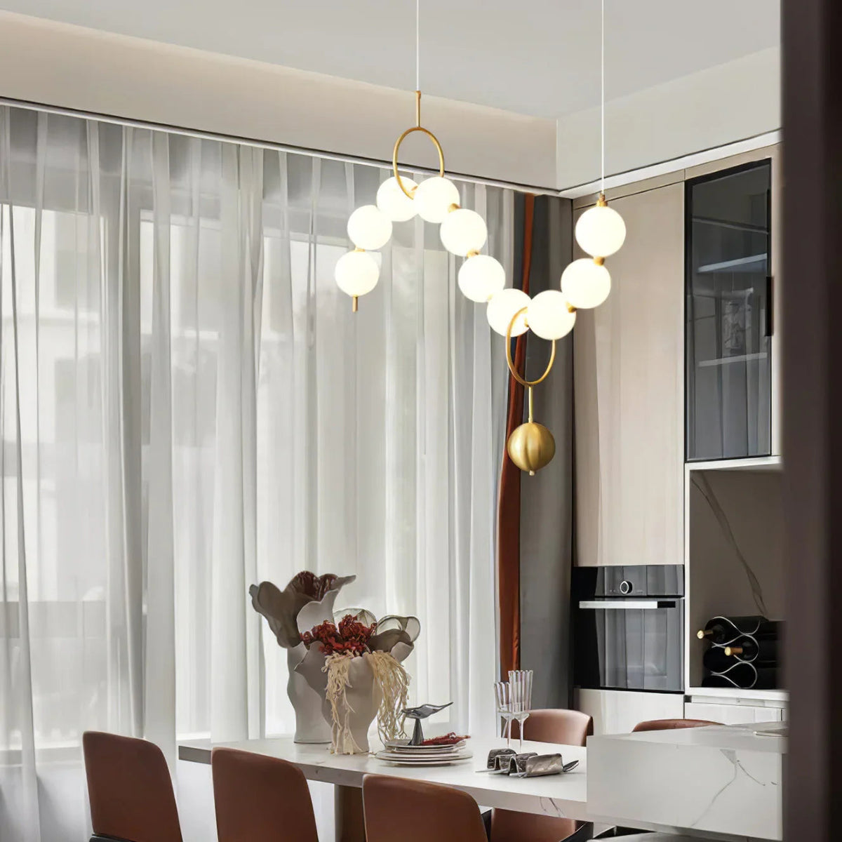 Necklace LED Glass Pendant Lamp – Glass detail 28