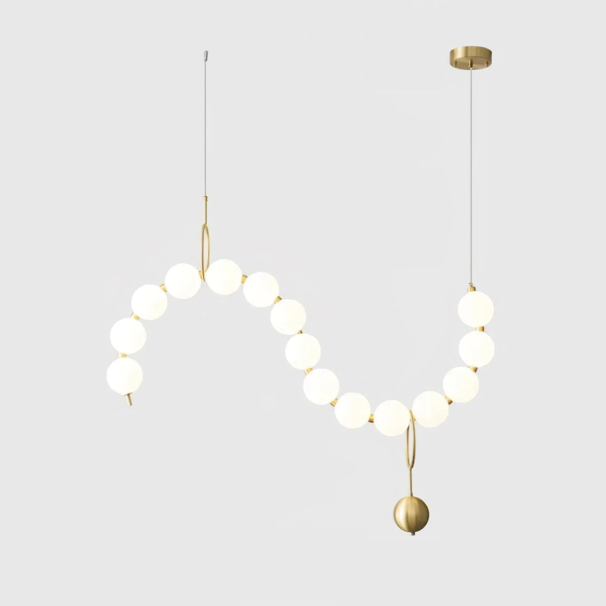 Necklace LED Glass Pendant Lamp – Glass detail 33