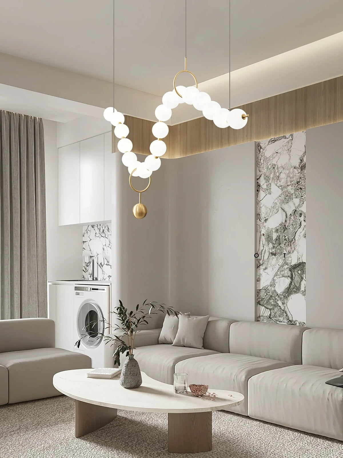 Necklace LED Glass Pendant Lamp – Glass detail 47