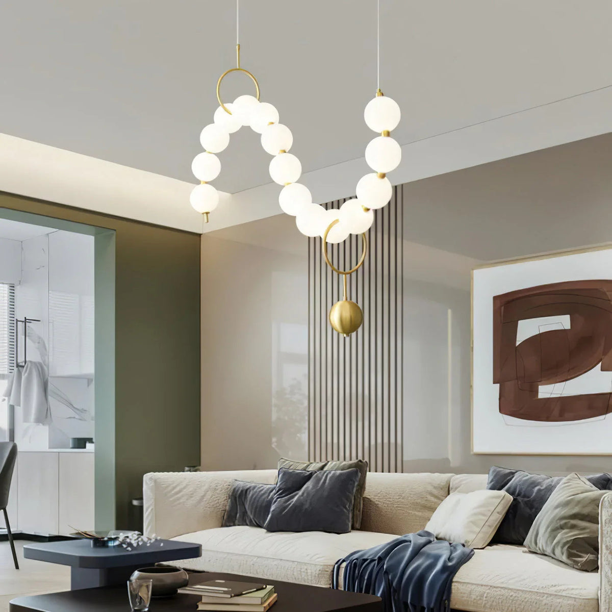 Necklace LED Glass Pendant Lamp – Glass detail 15