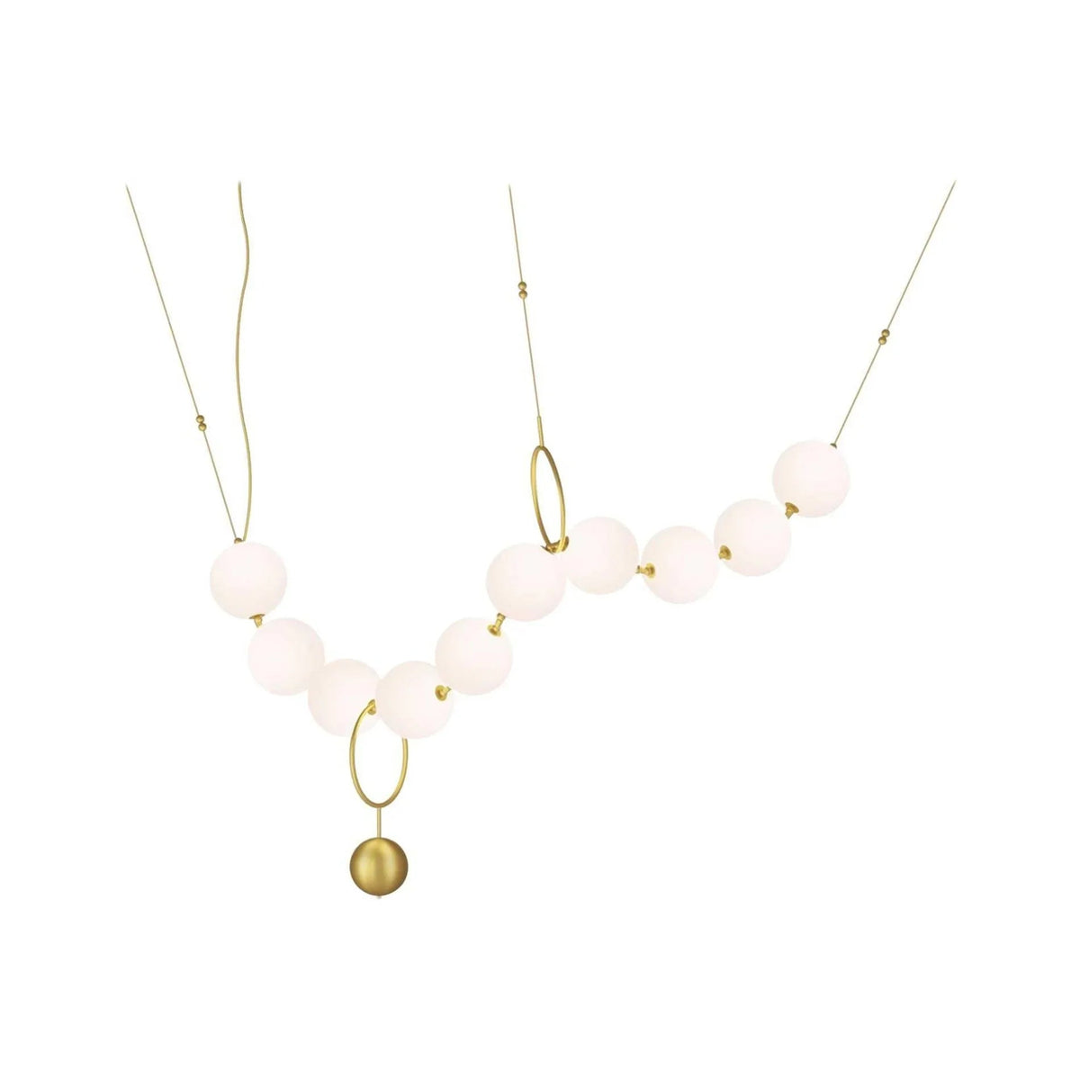 Necklace LED Glass Pendant Lamp