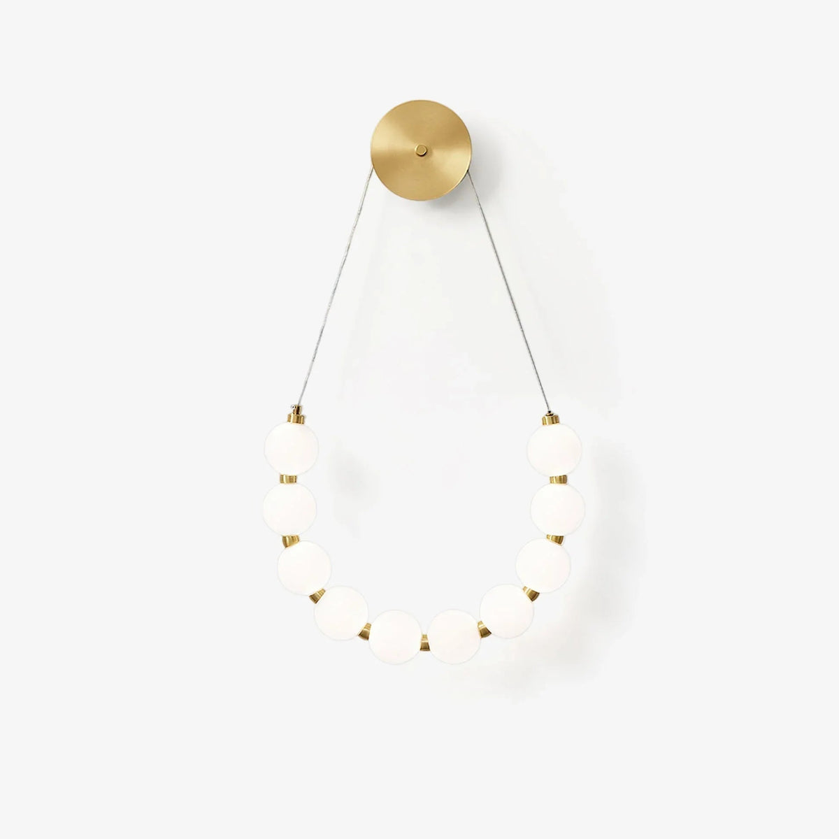 Necklace Loop Brass Wall Lamp – Brass detail 19