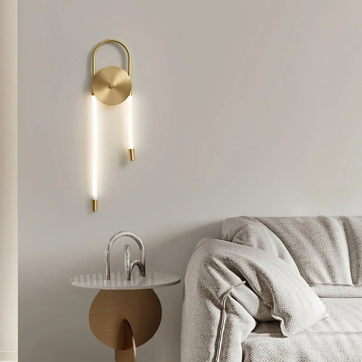 Necklace Loop Brass Wall Lamp – Brass detail 4