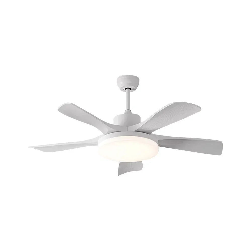 Nordic Fan Blade White Copper Ceiling Light – Copper detail 13