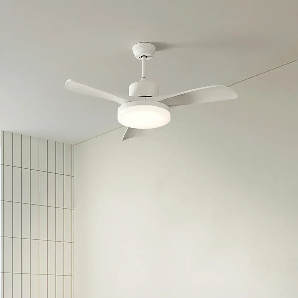Nordic Fan Blade White Copper Ceiling Light – Copper detail 3