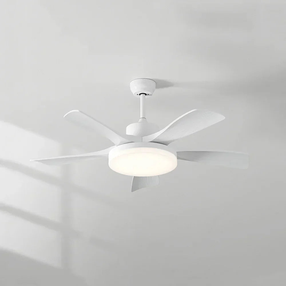Nordic Fan Blade White Copper Ceiling Light – Copper detail 10
