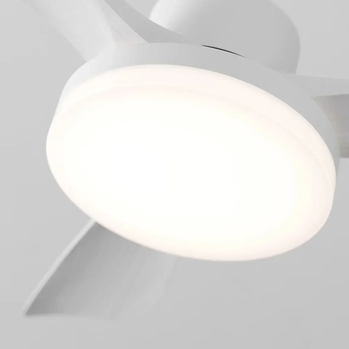 Nordic Fan Blade White Copper Ceiling Light – Copper detail 12