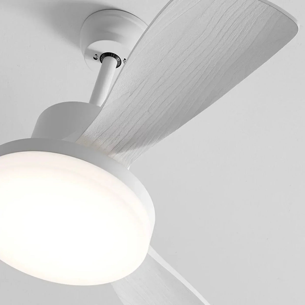 Nordic Fan Blade White Copper Ceiling Light – Copper detail 11
