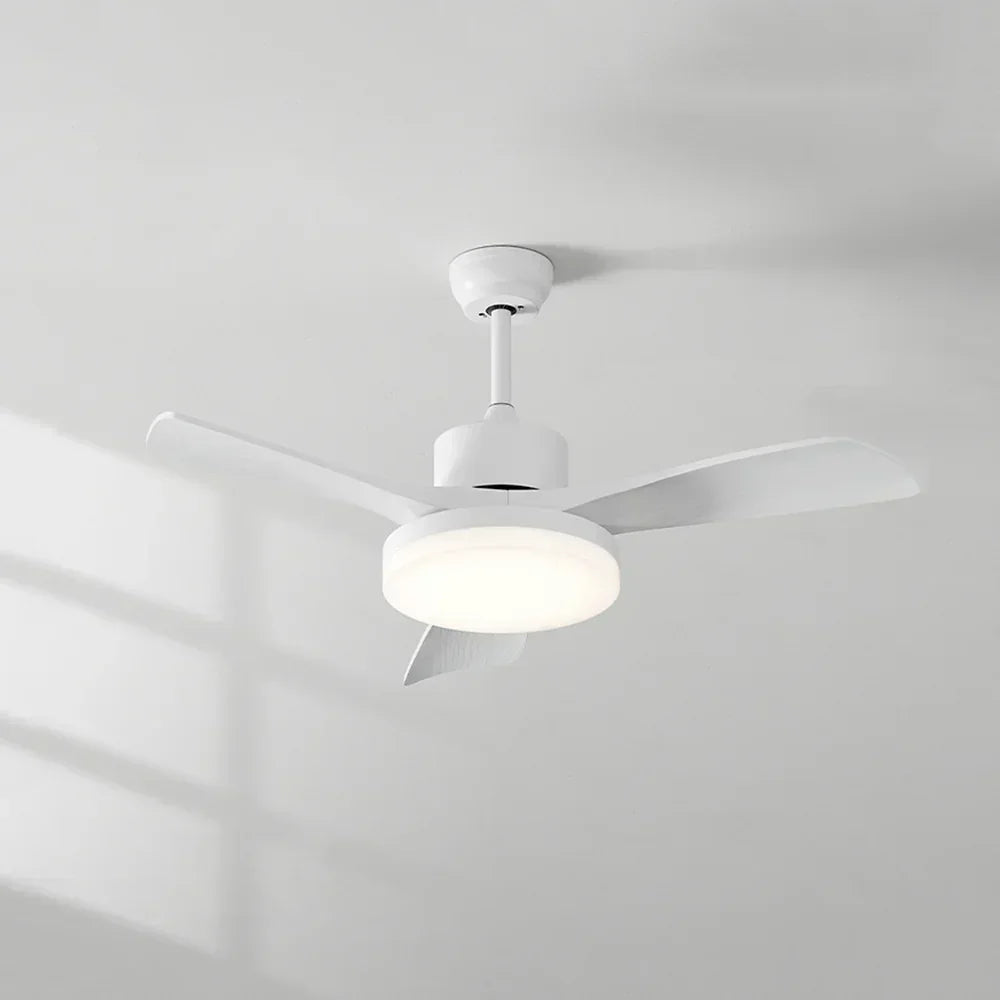 Nordic Fan Blade White Copper Ceiling Light – Copper detail 9