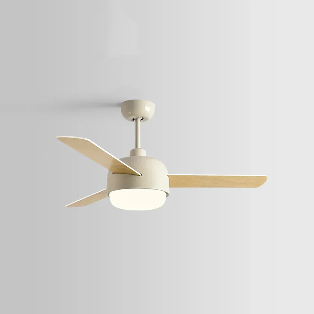 Nordic Macaron Dome Copper Ceiling Fan Light – Copper detail 14