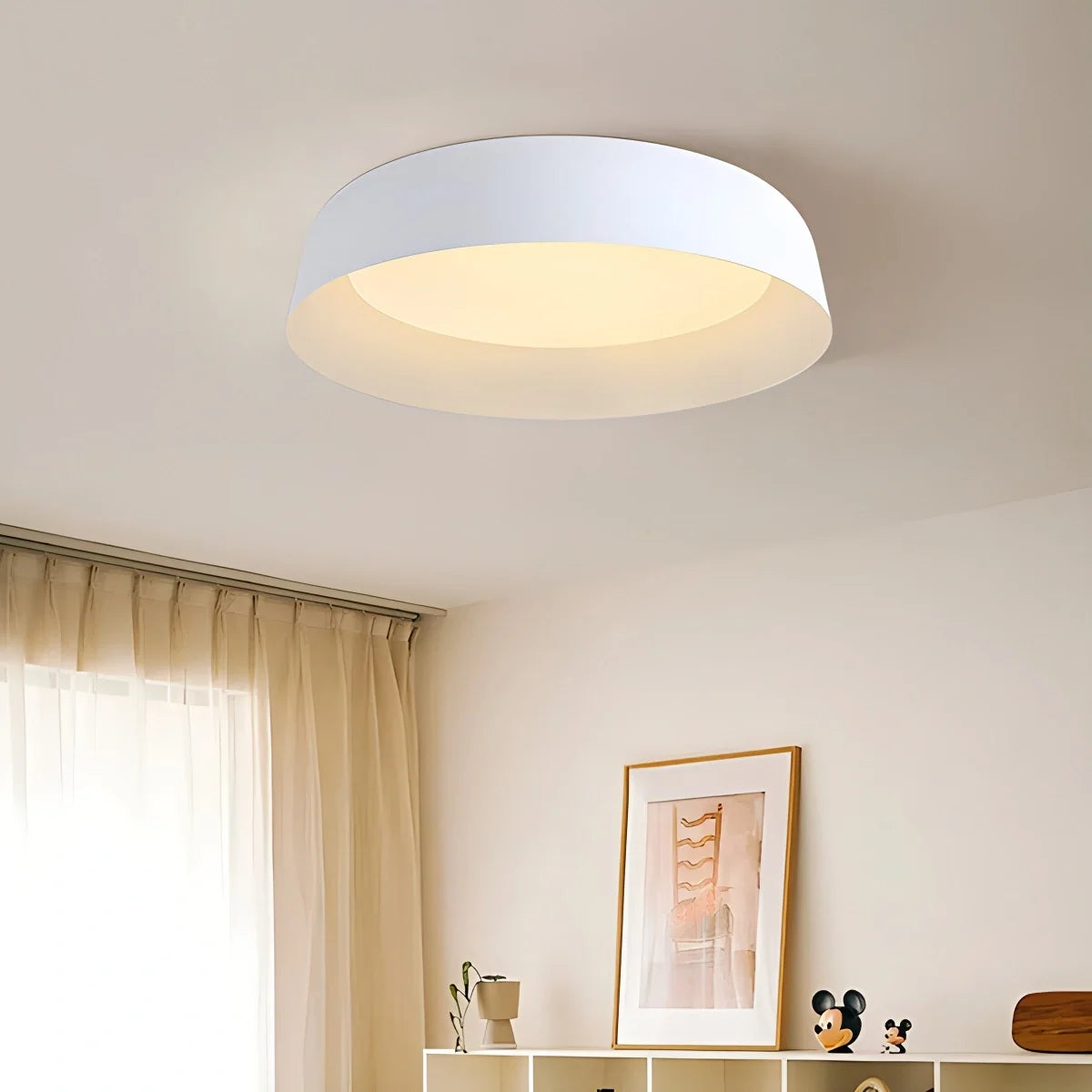 Nordic LED Alloy Ceiling Light for Bedroom – detail 22