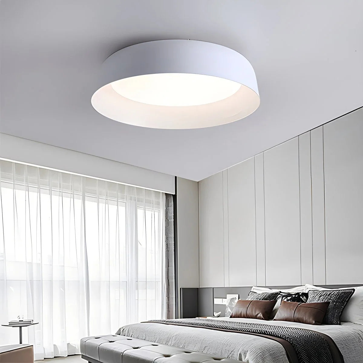Nordic LED Alloy Ceiling Light for Bedroom – detail 28