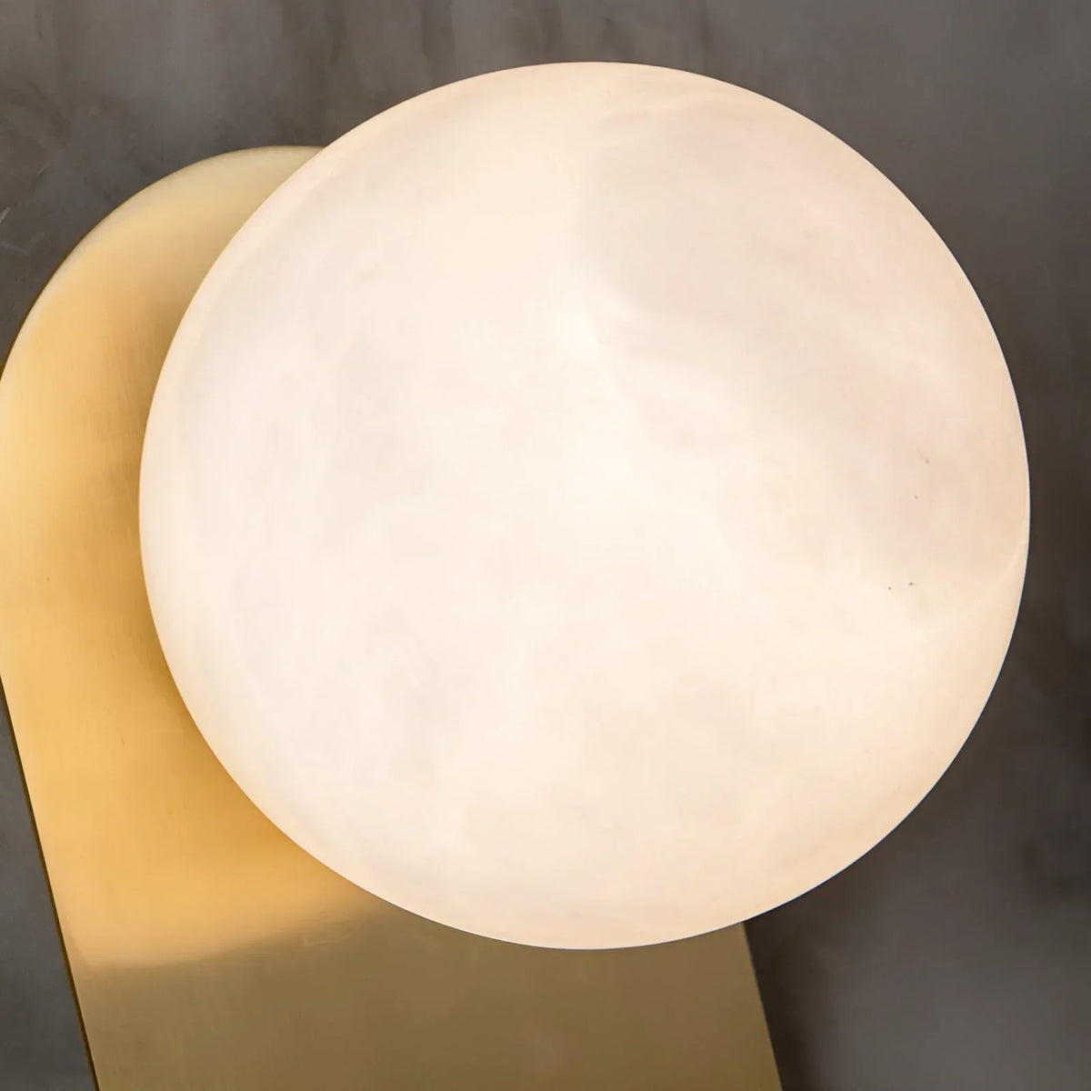 Oval Adrion Alabaster Spherical Wall Light – Alabaster detail 12